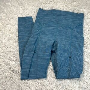 Lululemon Power Thru High-Rise Tight 25" Heathered Capture Blue
